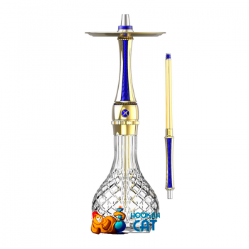 Заказать кальян Maxx Royal Ocean Gold (Макс Роял Синий Золотой) онлайн с доставкой по всей России